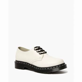 Dr Martens 1461 Hardware Kožené - Biele Oxford Topanky Damske, D234SK